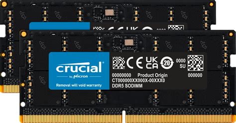 Crucial RAM 64GB Kit (2x32GB) DDR5 4800MHz .